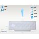 Calefactor cerámico mural 2000 W con mando/temporizador Calefactor cerámico mural 2000 W con mando/temporizador Blanco