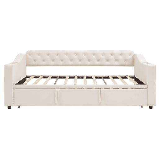 Cama com gavetão 90180x190 cm - com tomadas e compartimento para arrumação - tecido aveludado - Bege