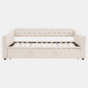 Cama com gavetão 90180x190 cm - com tomadas e compartimento para arrumação - tecido aveludado - Bege