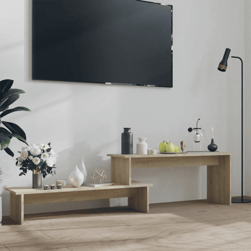 Móvel de TV - Modulo de TV - Armário de TV 180x30x43 cm derivados de madeira carvalho sonoma