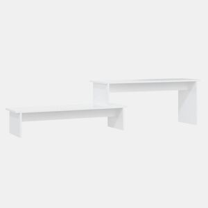 Móvel de TV - Modulo de TV - Armário de TV 180x30x43 cm derivados de madeira branco