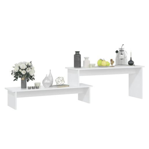 Móvel de TV - Modulo de TV - Armário de TV 180x30x43 cm derivados de madeira branco