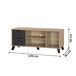 Mueble Bajo TV DN 2 Cajones 120 Mueble Bajo TV DN 2 Cajones 120 Blanco