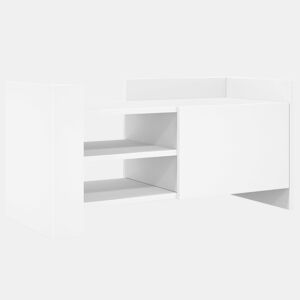 Móvel de TV - Modulo de TV - Armário de TV 80x35x40 cm derivados de madeira branco