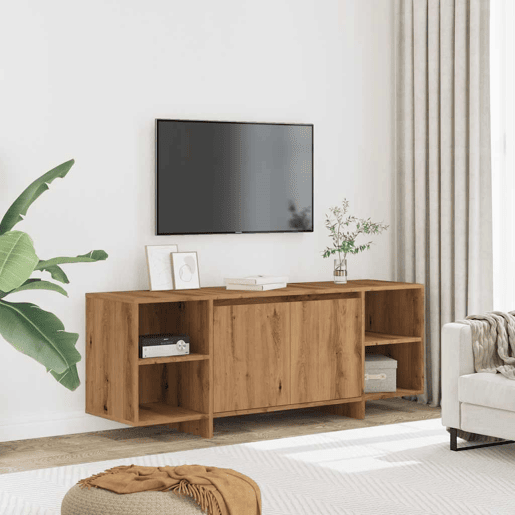 Móvel de TV - Modulo de TV - Armário de TV 130x35x50cm derivados de madeira carvalho artisiano