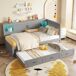 Camas nido 117x204 Camas nido 117x204 Gris