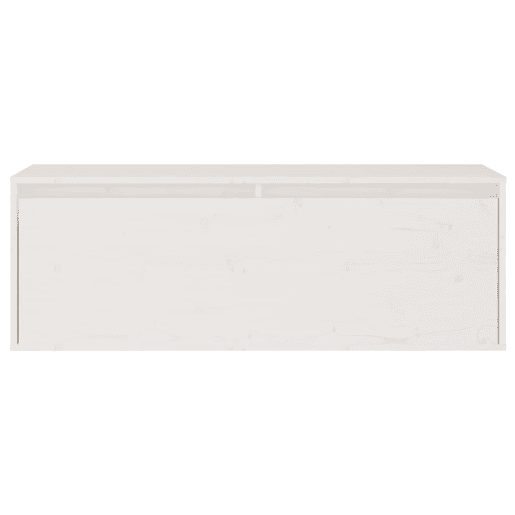móveis de TV - Armários TV 2 pcs madeira de pinho maciça branco