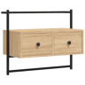Móvel TV - Modulo de TV - Armário de TV de parede 60,5x30x51 cm deriv. madeira carvalho sonoma