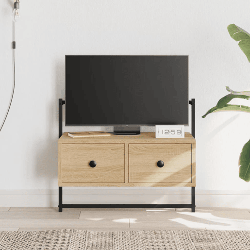 Móvel TV - Modulo de TV - Armário de TV de parede 60,5x30x51 cm deriv. madeira carvalho sonoma
