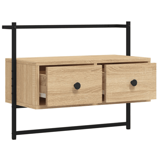 Móvel TV - Modulo de TV - Armário de TV de parede 60,5x30x51 cm deriv. madeira carvalho sonoma