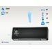 Calefactor split mural 2000 W con control WIFI y temporizador Calefactor split mural 2000 W con control WIFI y temporizador Negro