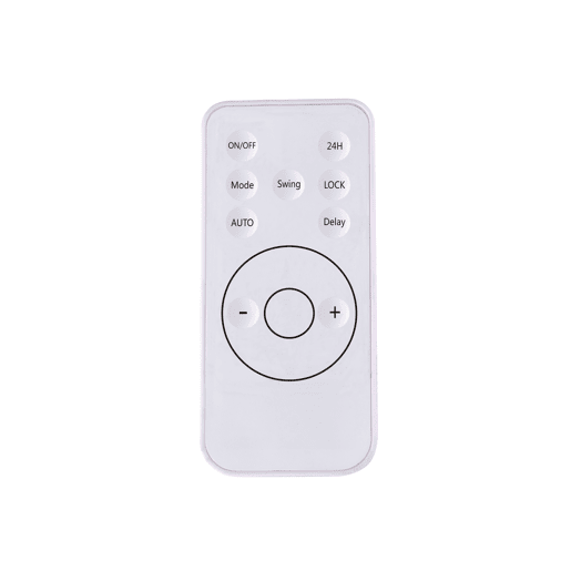Aquecedor de parede cerâmico split 2000 W com frente em vidro preto com controlo WIFI
