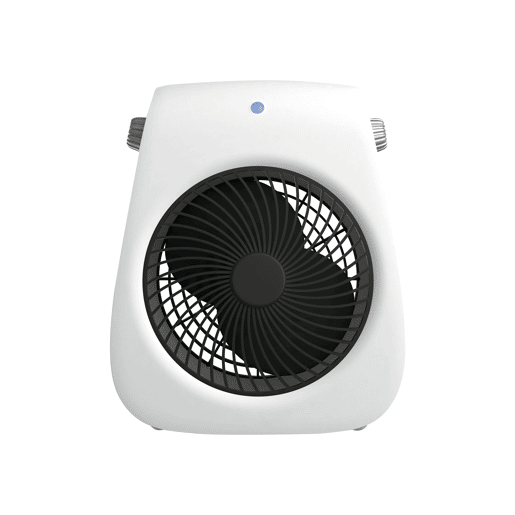 Aquecedor de chão vertical, termóstato regulável e duas potências de 10002000W