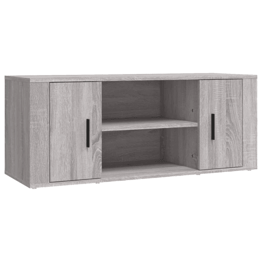 Móvel de TV - Modulo de TV - Armário de TV 100x35x40 cm derivados de madeira cinzento sonoma