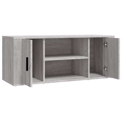 Móvel de TV - Modulo de TV - Armário de TV 100x35x40 cm derivados de madeira cinzento sonoma