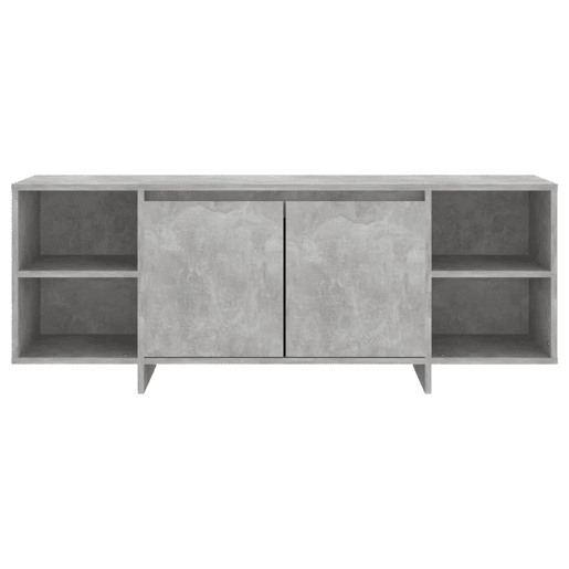 Móvel de TV - Modulo de TV - Armário de TV 130x35x50 cm aglomerado cinzento cimento