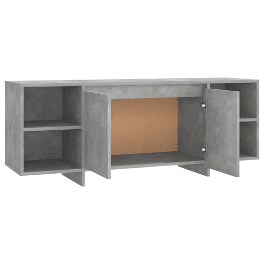 Móvel de TV - Modulo de TV - Armário de TV 130x35x50 cm aglomerado cinzento cimento