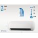 Calefactor Split ceramico de pared 2000 W con mando a distancia Calefactor Split ceramico de pared 2000 W con mando a distancia Blanco