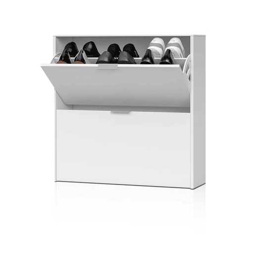 Sapateira Nubo 2 Portas Branco 75 x 76 x 22 cm