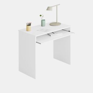 Mesa de secretária compacta 90 x 54 cm Smile Artik White (Branco mate) 90 x 79 x 54 cm