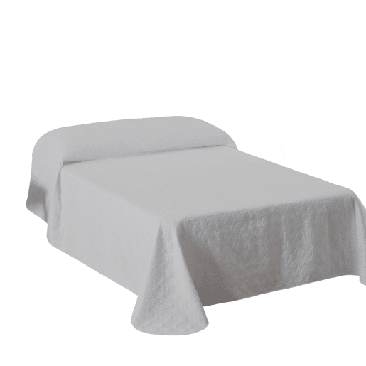 Colcha Primavera Verão Reversível Toscana Gris cama 150cm