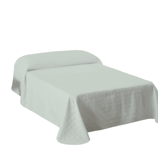 Colcha Primavera Verão Reversível Toscana Aqua cama 135cm