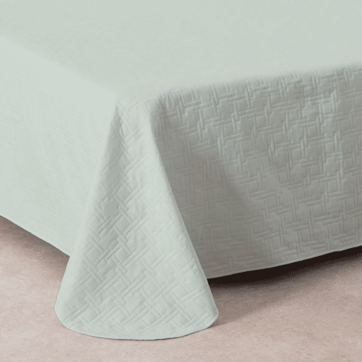Colcha Primavera Verão Reversível Toscana Aqua cama 135cm