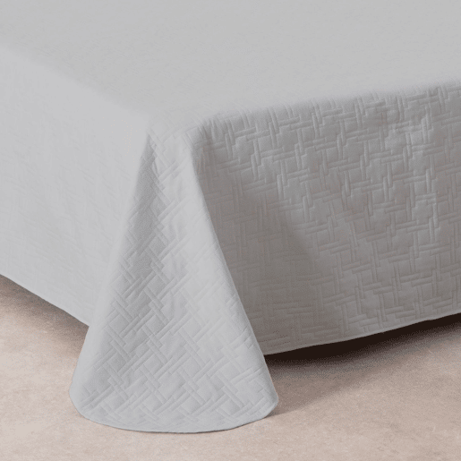 Colcha Primavera Verão Reversível Toscana Gris cama 105cm