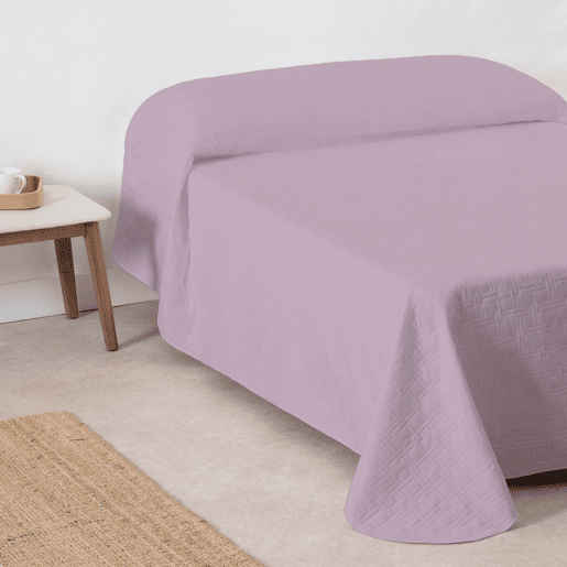 Colcha Primavera Verão Reversível Toscana Nude cama 105cm