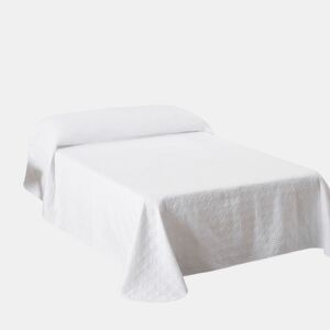 Colcha Primavera Verão Reversível Toscana Blanco cama 150cm