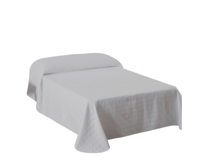 Colcha primavera verano reversible toscana gris cama 90cm