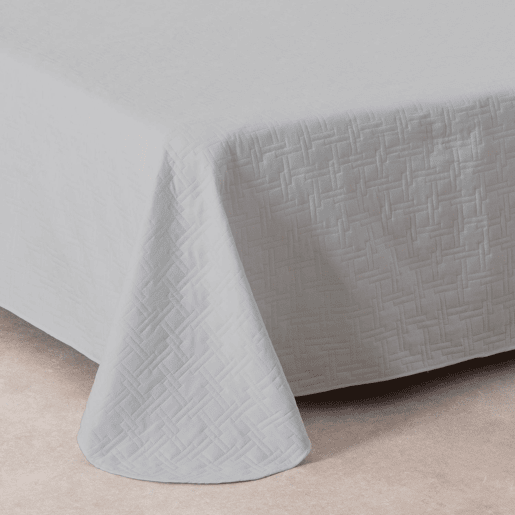 Colcha Primavera Verão Reversível Toscana Gris cama 135cm