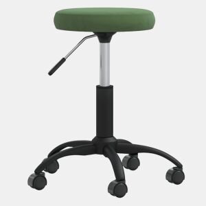vidaXL Cadeira de jantar veludo verde-escuro