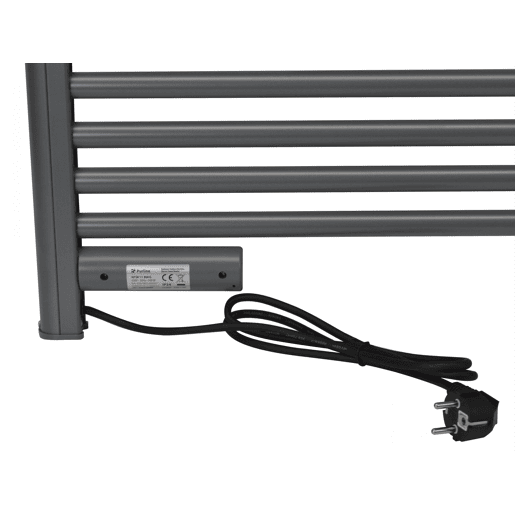 Toalheiro de alumínio de 500 Watt com temporizador