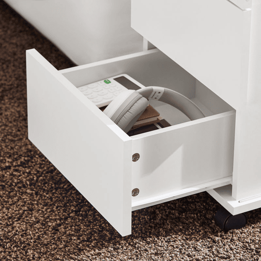 Mesa de apoio com 2 portas FBT141-W SoBuy PT