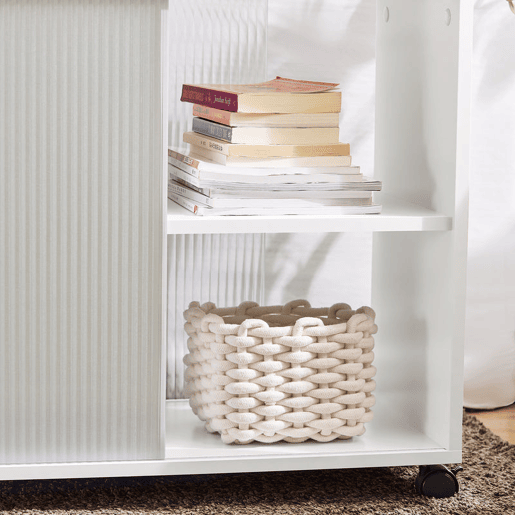 Mesa de apoio com 2 portas FBT141-W SoBuy PT