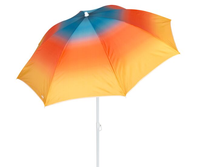 Aktive sombrilla de playa 8 varillas 200 cm inclinable con estampado multicolor