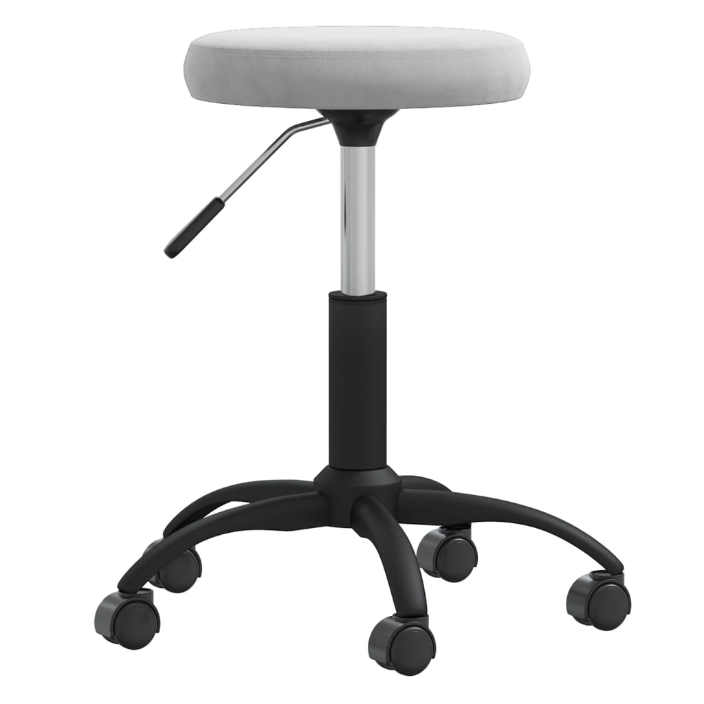 Vidaxl silla de comedor de terciopelo verde claro