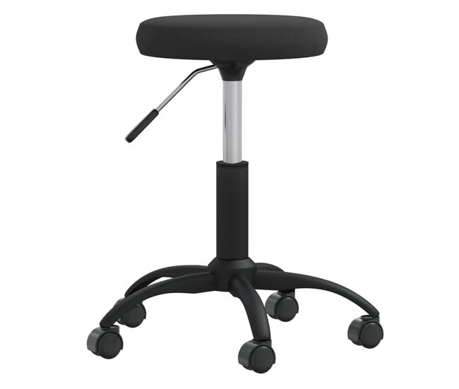 Vidaxl silla de comedor de terciopelo negro