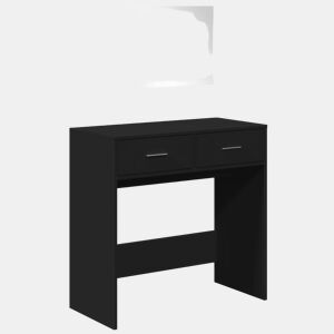 vidaXL Toucador com espelho 80x39x80 cm preto