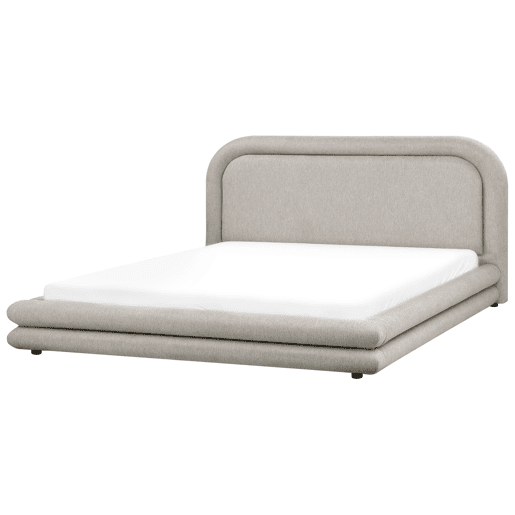 Beliani Cama Linho sintético LAVARDENS