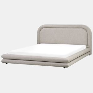 Beliani Cama Linho sintético LAVARDENS