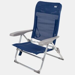 Cadeira de praia dobrável multiposições baixa blue Slim Aktive