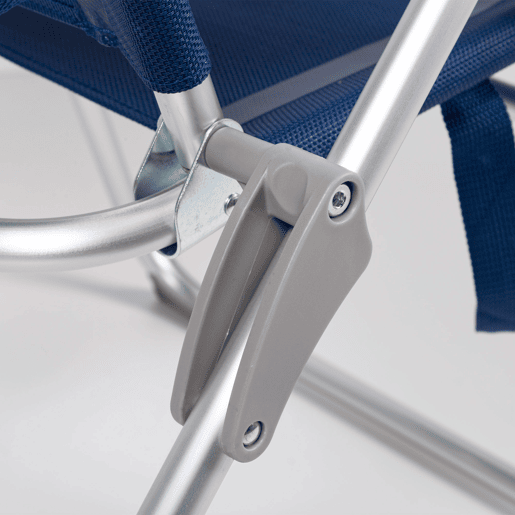 Cadeira de praia dobrável multiposições baixa blue Slim Aktive Cadeira de praia dobrável multiposições baixa blue Slim Aktive