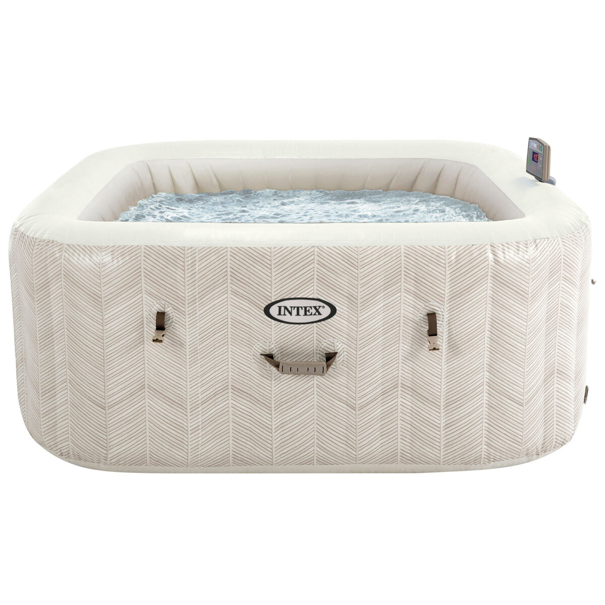 Intex spa hinchable 4 personas chevron deluxe 175x175x71