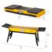 Aktive Barbacoa carbón plegable acero con bandejas laterales Aktive Barbacoa carbón plegable acero con bandejas laterales Amarillo