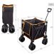 Aktive Carro playa plegable c/ruedas grandes 360º Aktive Carro playa plegable c/ruedas grandes 360º Negro