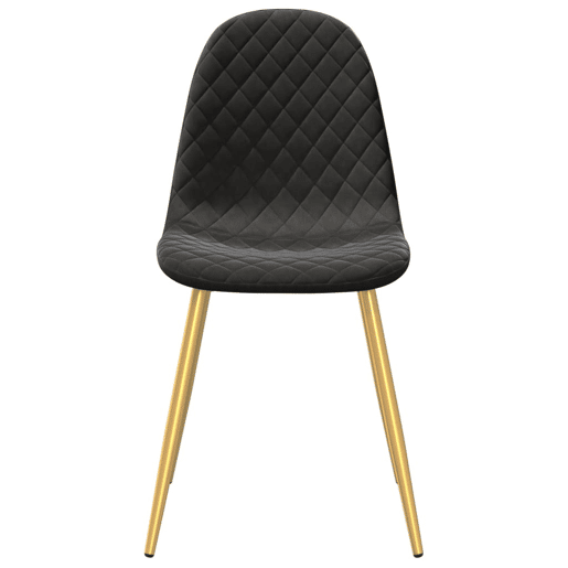 vidaXL Cadeiras de jantar 6 pcs veludo preto vidaXL Cadeiras de jantar 6 pcs veludo preto