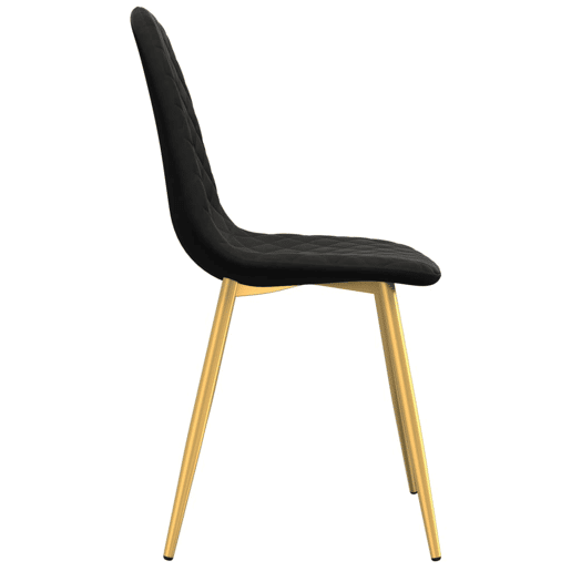 vidaXL Cadeiras de jantar 6 pcs veludo preto vidaXL Cadeiras de jantar 6 pcs veludo preto