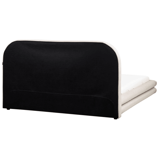Beliani Cama Linho sintético LAVARDENS